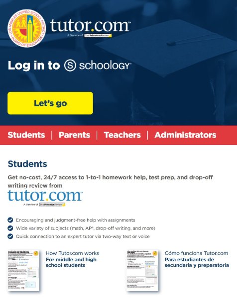 Free Tutor for ALL Students News and Announcements